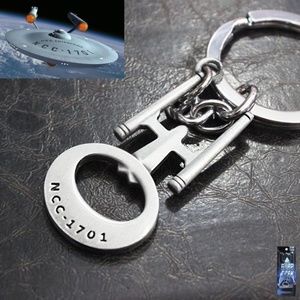 Star Trek Full Metal NCC 1701  Key chain